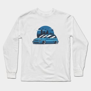 Blue City Jazz Turbo II JDM Long Sleeve T-Shirt